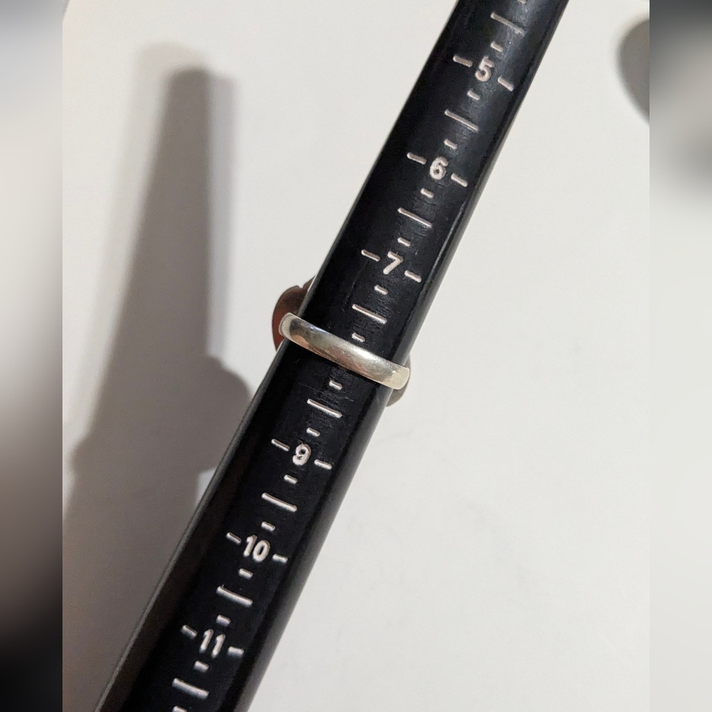 Handcrafted Banded Botswana Oval Ring (8) - Picture 6 of 15